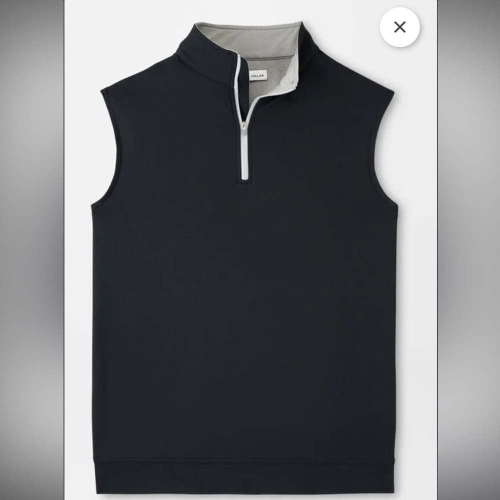 Peter Millar Galway 1/4 Zip Performance Vest Large